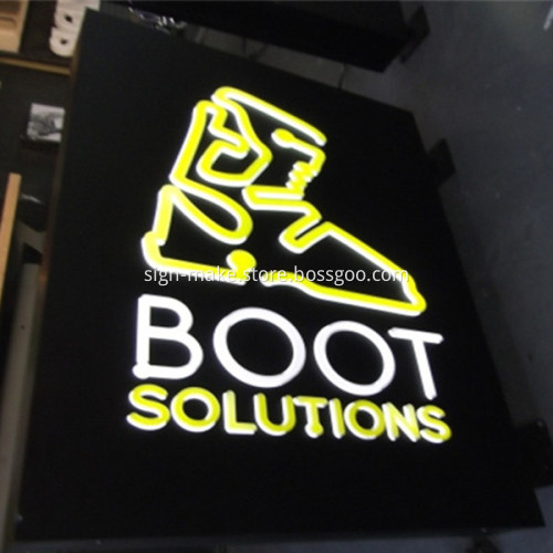 Outdoor Advertising Metal Light Box Signs